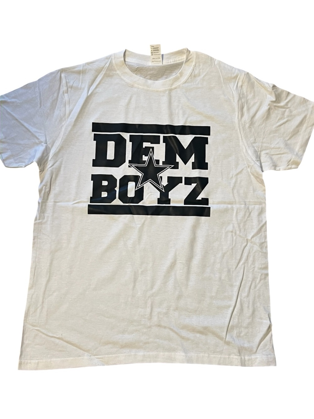 Dem Boyz Graphic Tee - White and Black